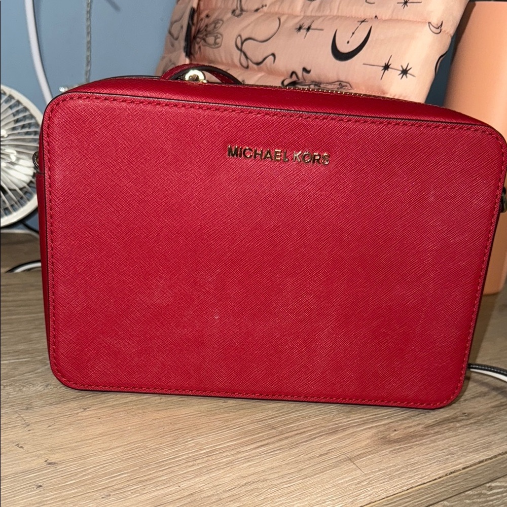 Michael Kors Jet Set Saffiano Leather Crossbody
